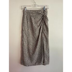 A&F Leopard Pencil Skirt